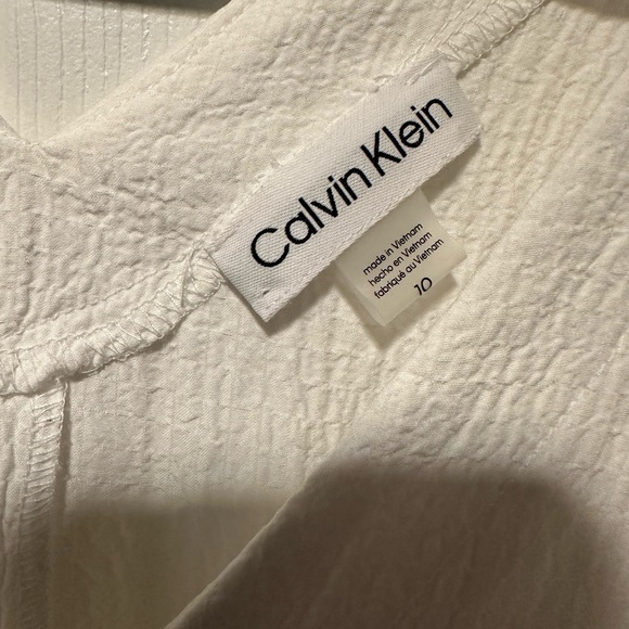 Calvin Klein white dress size 10 - Picture 4 of 6